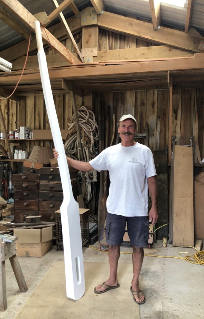 St Ives Lugger Barnabas' Tiller